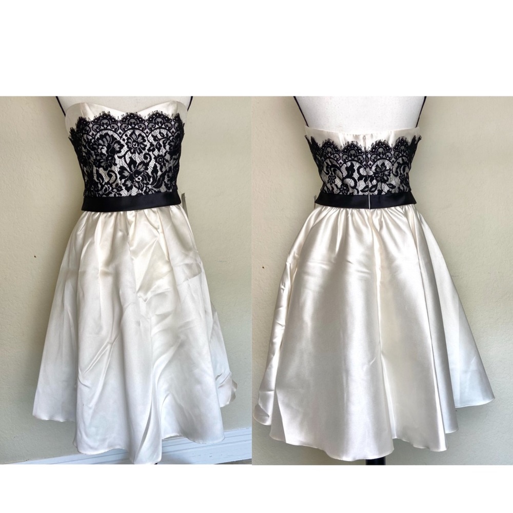 Strapless dress by Lela Rose